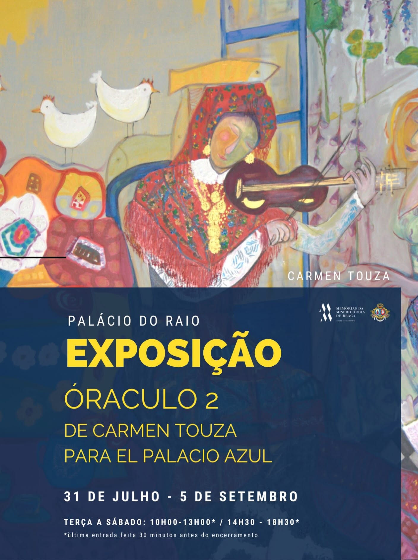 Oráculo 2 de Carmen Touza para la Casa Azul