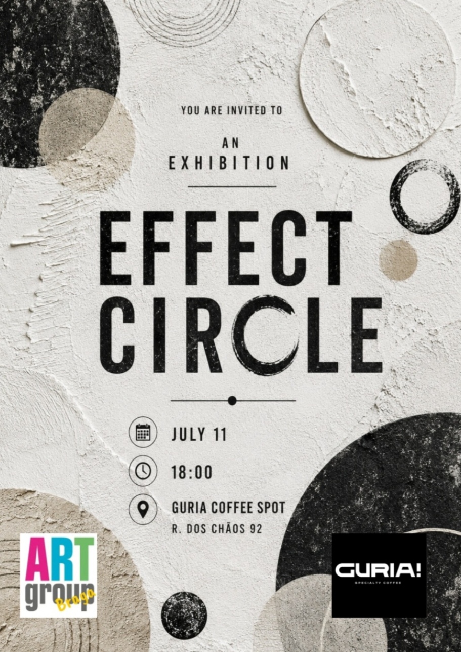 Círculos -  Exposição organizada pelo Art Group Braga
