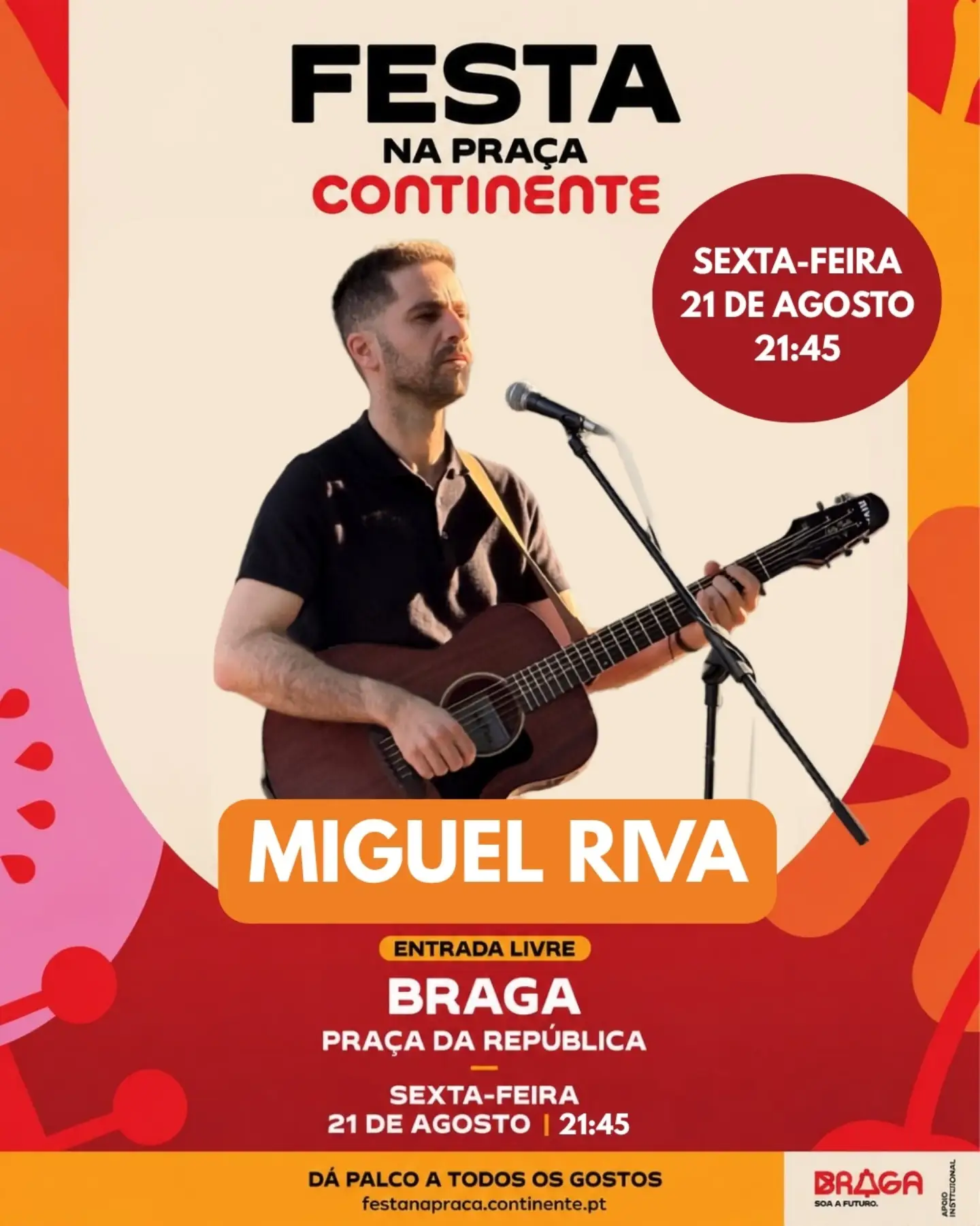 Música na Festa Continente: Miguel Riva