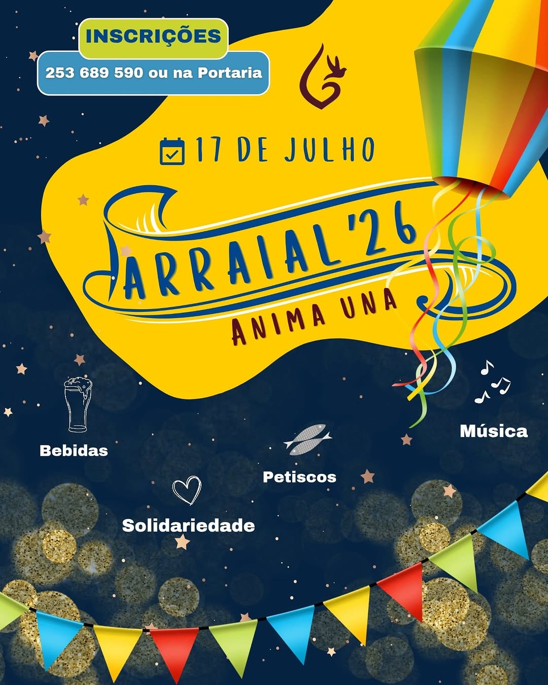 Arraial Solidário Anima Una '26