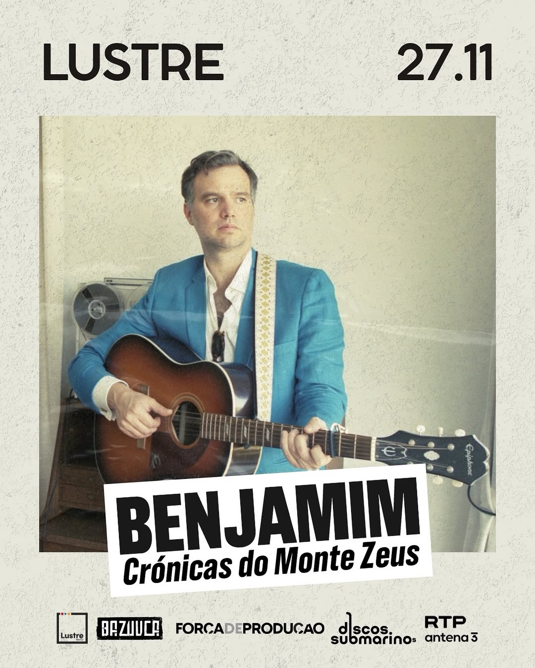 Benjamim apresenta «Crónicas do Monte Zeus»