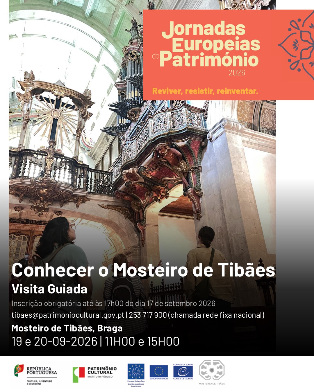 Visita guiada ao Mosteiro de Tibães