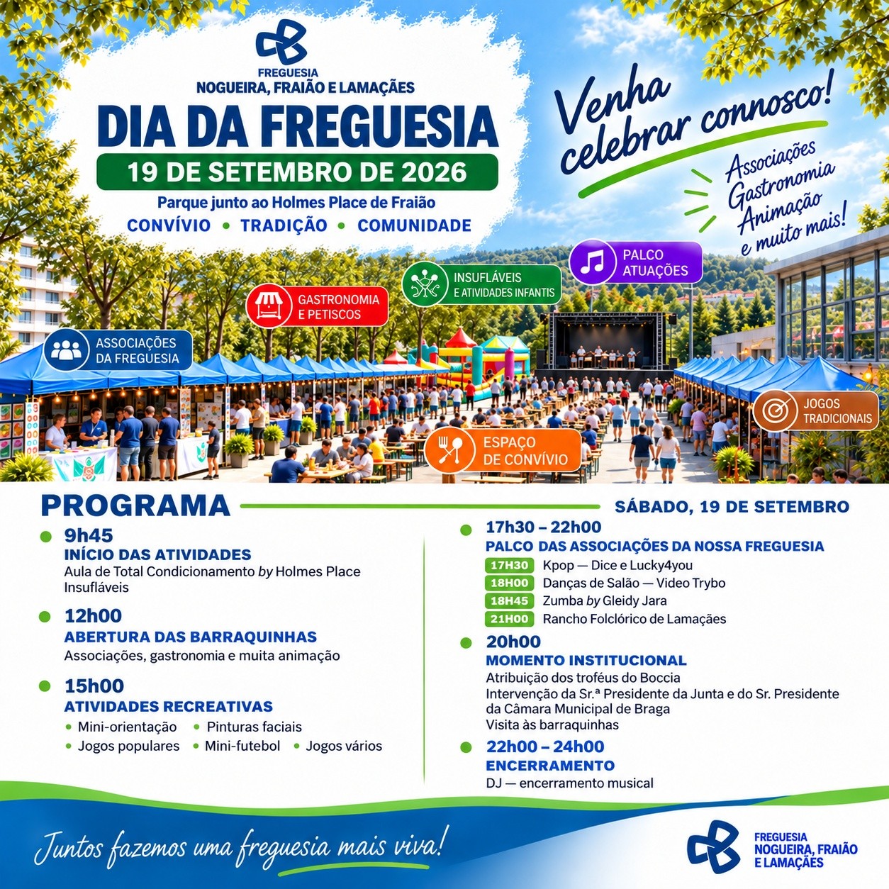 Dia da Freguesia — Várias Atuações