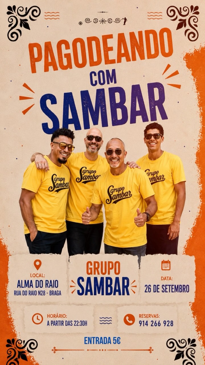 Grupo Sambar + Pagode + Samba
