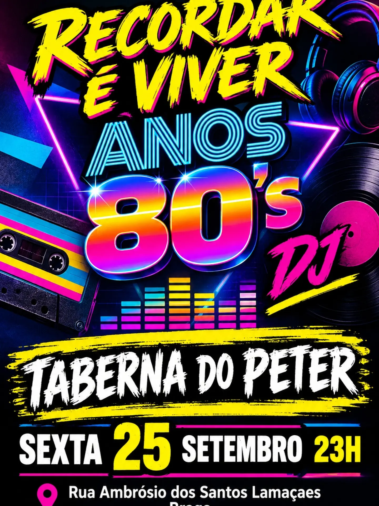 O Regresso ao passado com a melhor noite dos Anos 80’s