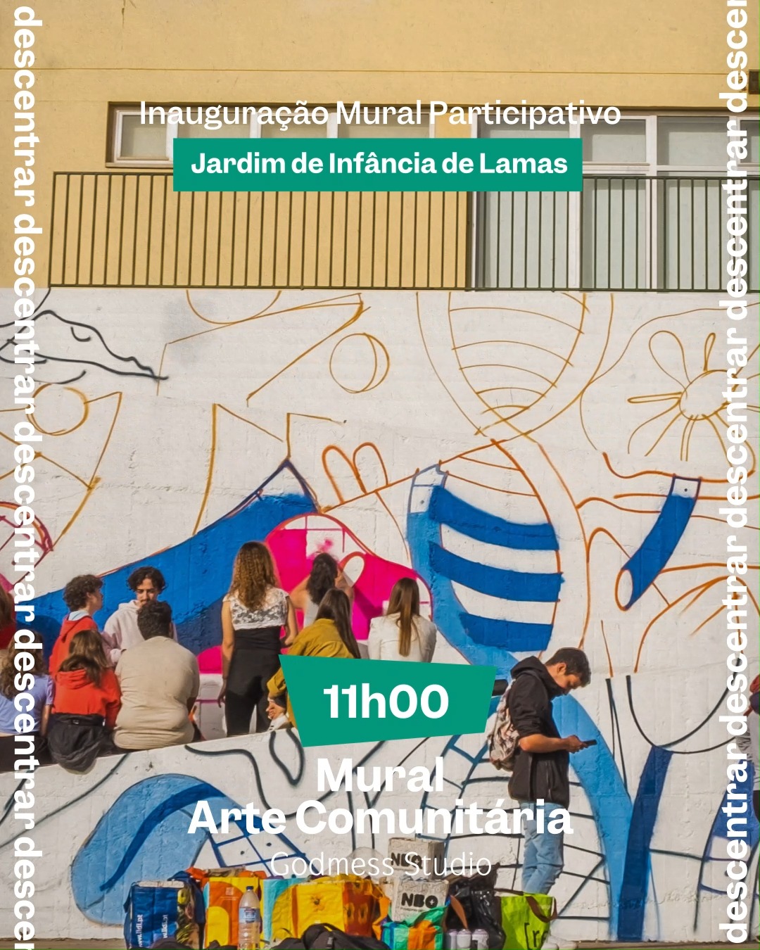 Godmess Studio apresenta «Mural Arte Comunitária»