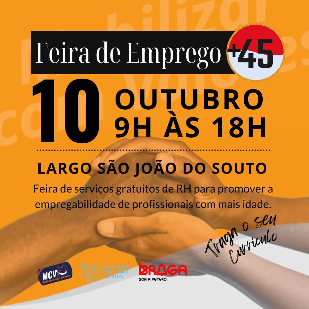 3.ª FEIRA DE EMPREGO +45