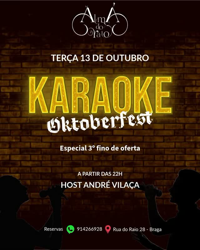 Noite de karaoke — Especial Oktoberfest