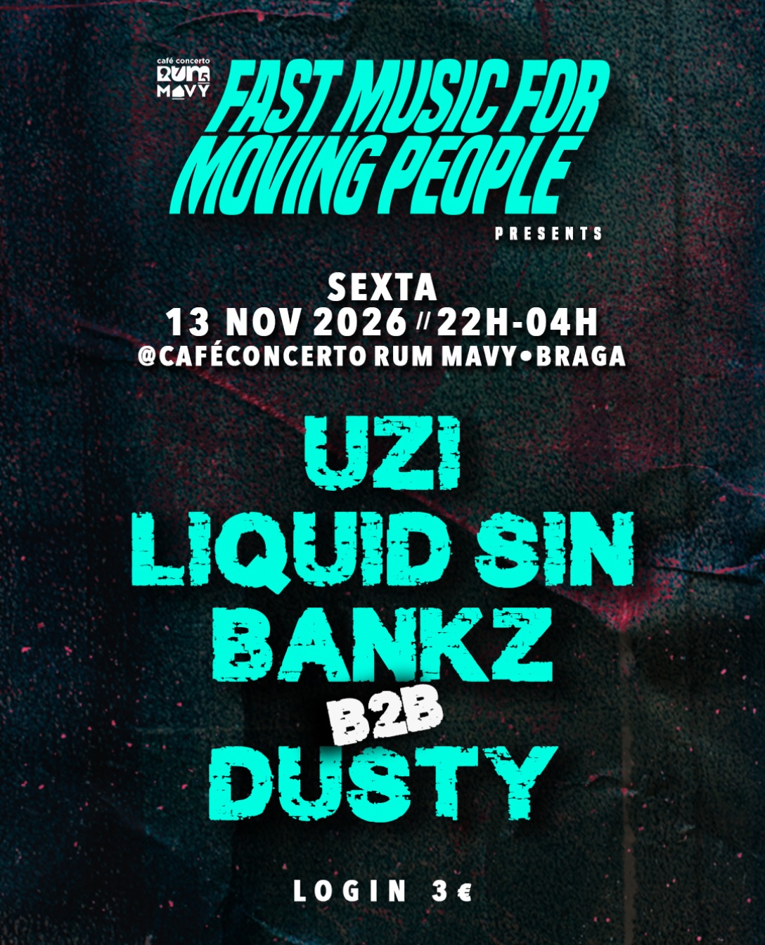 Uzi, Liquid Sin e Bankz B2B Dusty