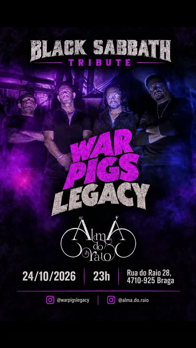 Warpigs Legacy apresenta «Tributo a Black Sabbath»